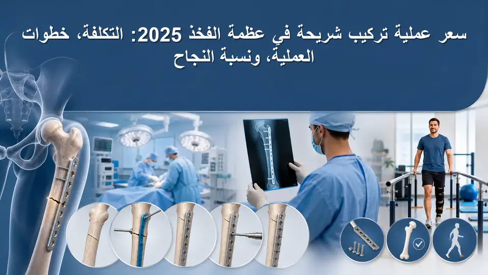 سعر عملية تركيب شريحة في عظمة الفخذ 2025: التكلفة، خطوات العملية، ونسبة النجاح