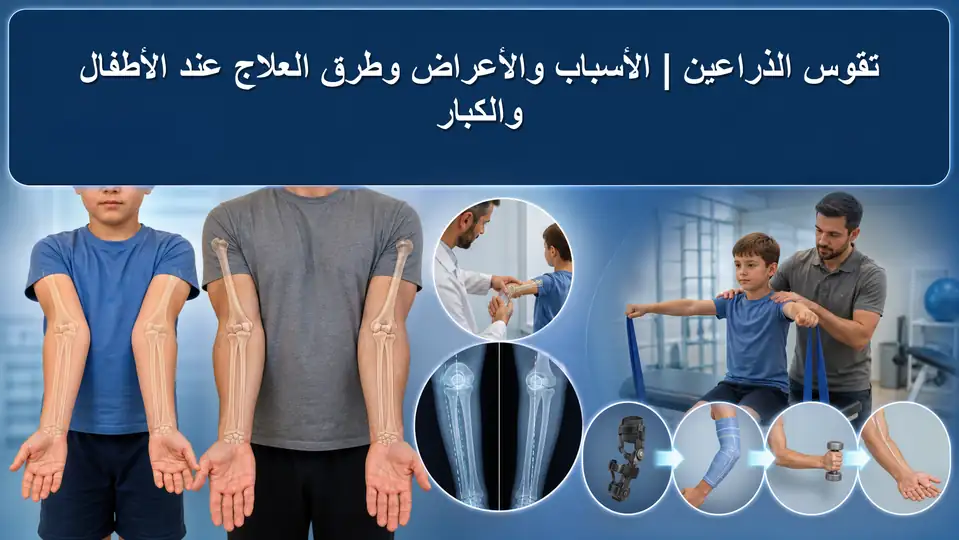 تقوس الذراعين | الأسباب والأعراض وطرق العلاج عند الأطفال والكبار