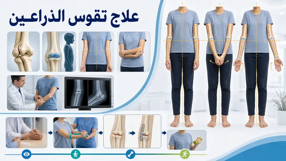 علاج تقوس الذراعين | الأسباب والأعراض وأحدث طرق العلاج