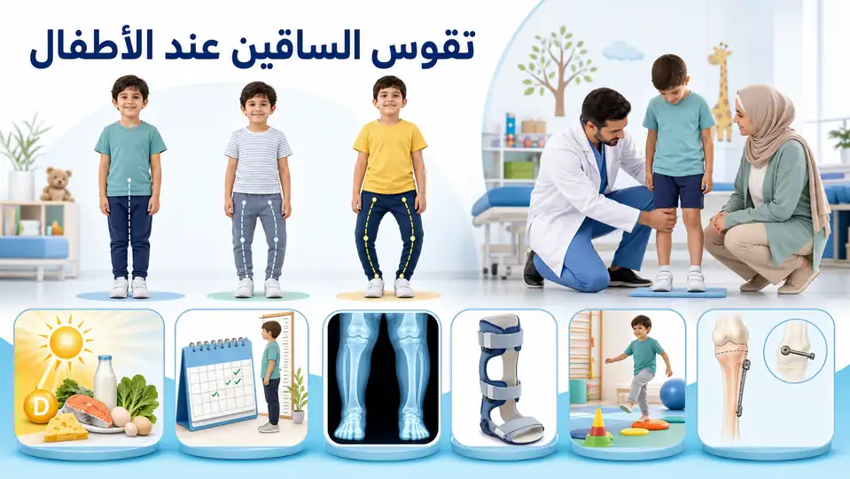تقوس الساقين عند الأطفال: الأسباب، الدرجات، الأعراض وأحدث طرق العلاج