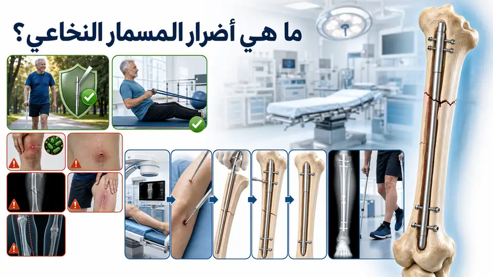ما هي أضرار المسمار النخاعي؟ المميزات، المضاعفات، وخطوات العملية