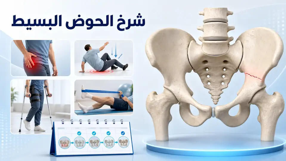 شرخ الحوض البسيط: الأسباب والأعراض وطرق العلاج ومدة التعافي