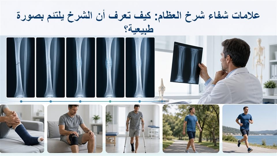 علامات شفاء شرخ العظام: كيف تعرف أن الشرخ يلتئم بصورة طبيعية؟