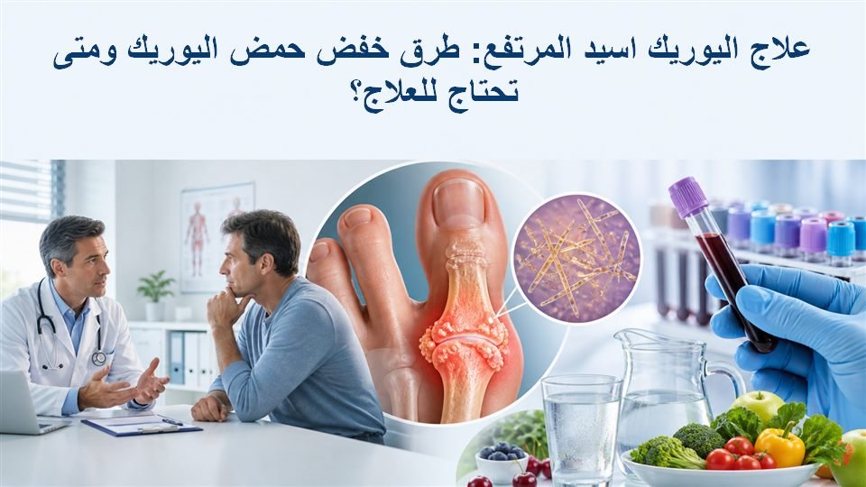 علاج اليوريك اسيد المرتفع: طرق خفض حمض اليوريك ومتى تحتاج للعلاج؟